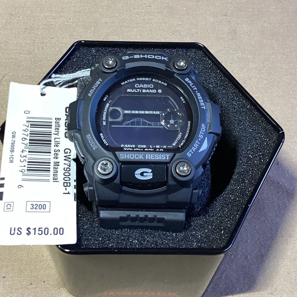 Casio G-Shock G-Rescue Solar Atomic Digital Watch GW7900B-1CR 3200